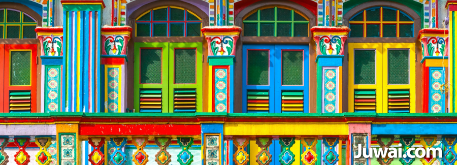 colourful house